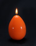 bougie-oeuf-orange-taille-m