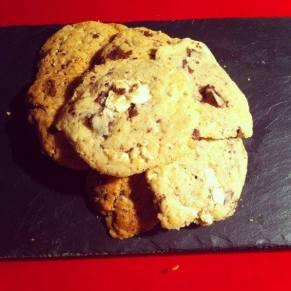 (Cookies deux chocolats)