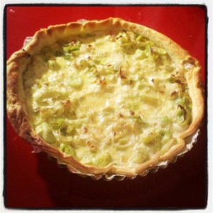 tarte aux poireaux